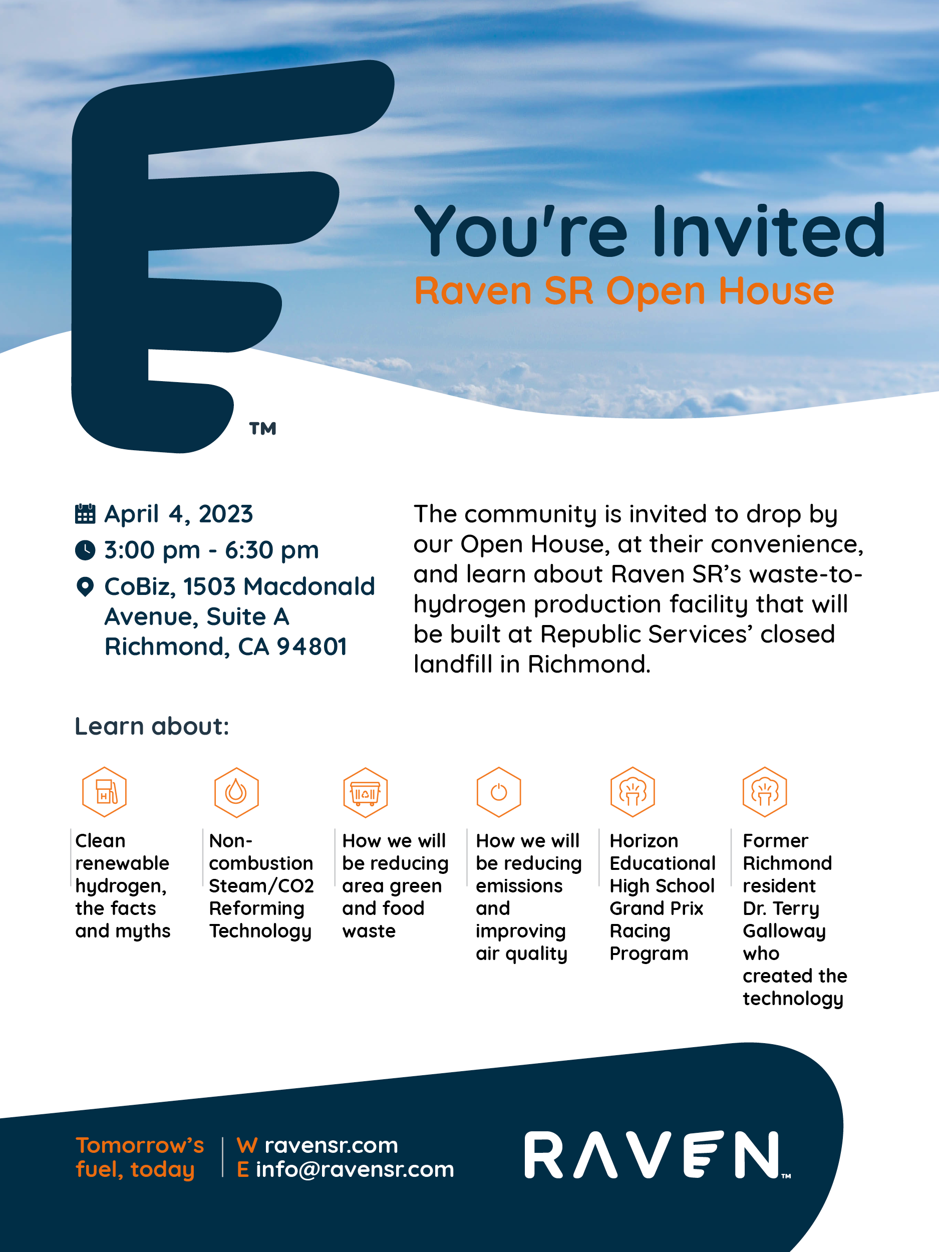 Open House flyer